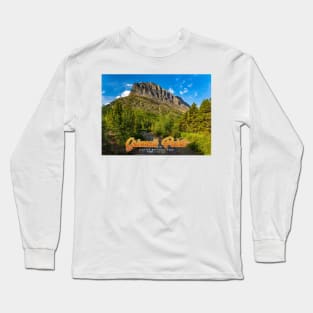 Grinnell Point Glacier National Park Long Sleeve T-Shirt